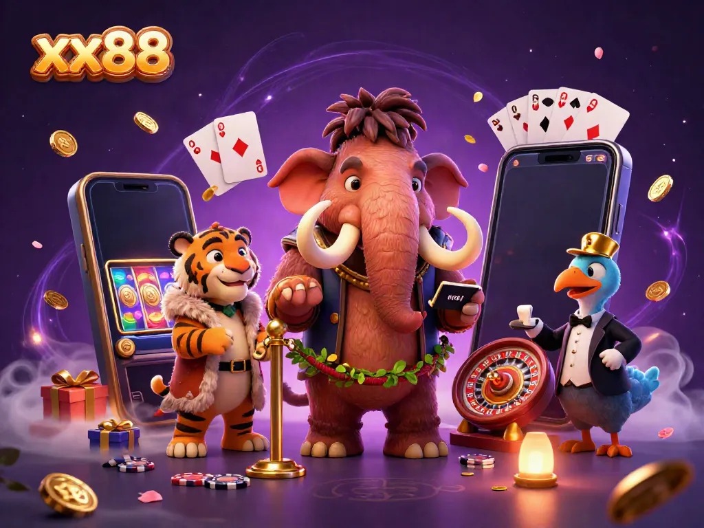 Experience thrilling action at xx88 casino with vibrant characters and captivating games.