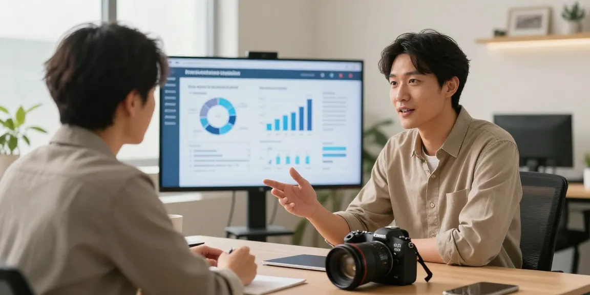 Trusted IPTV reseller consulting local business owner in office.