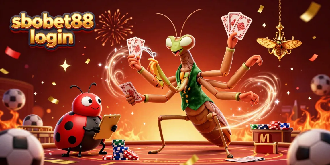 Experience sbobet88 login with a lively sports betting scene filled with vibrant characters and dynamic elements.